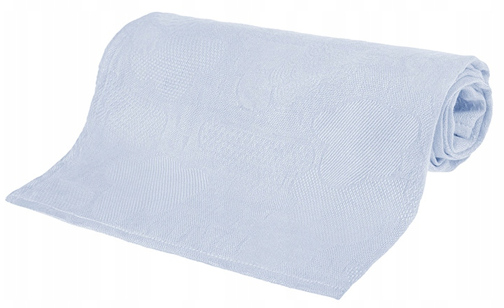 BOCIOLAND Otulacz Bambusowy Pielucha 120x120 NIEBIESKI